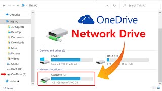 Map OneDrive as a Network Drive in Windows 10, 8, 7