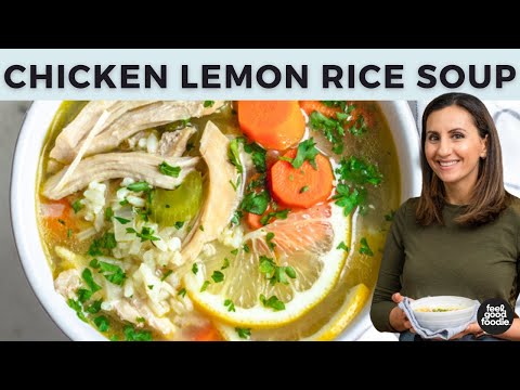 Chicken Lemon Rice Soup
