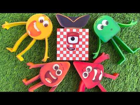 Looking for Numberblocks NEW 100 Pirate with Friends ASMR | Satisfying Numberblocks Video