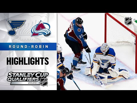 NHL Highlights | Blues @ Avalanche, Round-Robin - Aug. 2, 2020