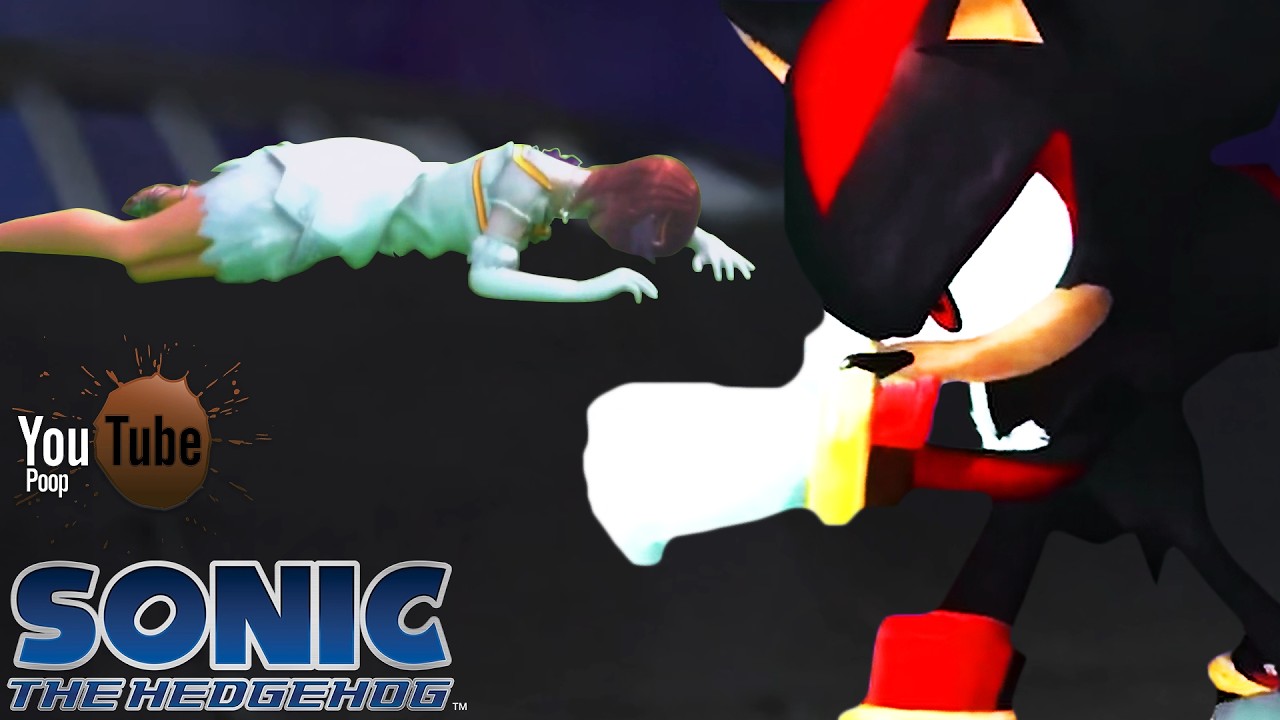 (Sonic 06 YTP) - Shadow the Hedgehog kicks Princess Elise for kissing Sonic the Hedgehog