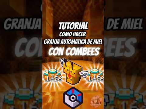 ¡Como hacer la Granja de Miel con Combees en Cobblemon!  #minecraft #pokemon #cobblemon #tutorial