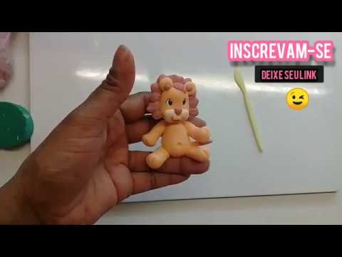 LEÃOZINHO FEITO EM BISCUIT