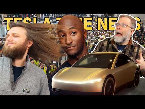 Marques Brownlee Goes Bald?! | Tesla Time News 587
