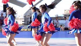 【チアリーディング】海辺で演技する可愛いチアガール　 #cheerleader