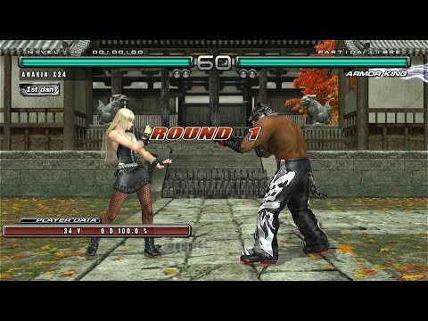 08_1 Lili Rochefort vs Armor King - Tekken 5 Dark Resurrection PS3 HD 2022 ( Uchiha x24 )