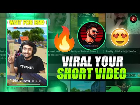 How to viral free fire shorts videos top trending Content 😤 secret revealed 🌟 - Warrior Bhai