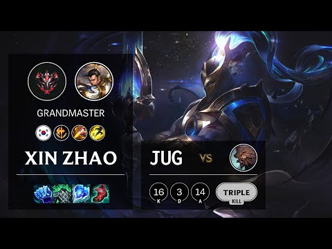 Xin Zhao Jungle vs Udyr - KR Grandmaster Patch 11.7