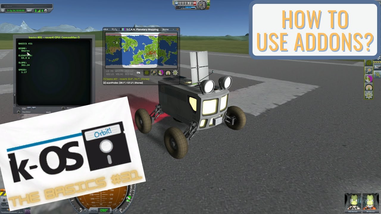 [EN] kOS - The Basics #31 - How to Use Addons?