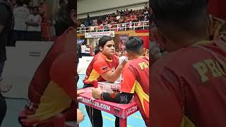 Download lagu Indian Women's Arm Wrestling star Chetna Sharma easily defeating her opponent          #shorts mp3