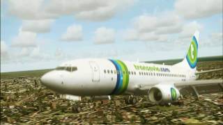 FS2004 - Schiphol Transavia Landing
