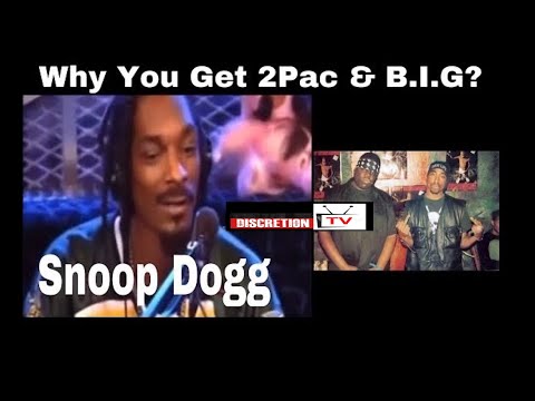 They Asked Snoop Dogg Why You Get 2Pac & Biggie Hit?