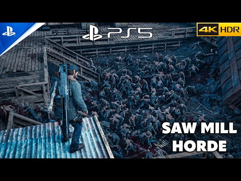 DAYS GONE (PS5) Easy Way To Kill SAWMILL HORDE