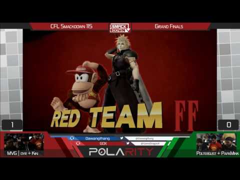 CFL Smackdown 115 WiiU - Dyr + Kiki vs Poltergust + PapaMink - Doubles Grand Finals