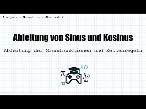 Ableitung von Sinus und Kosinus + Kettenregel