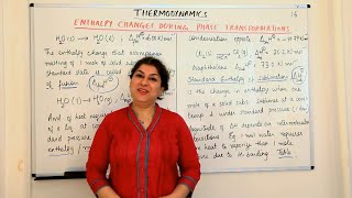 Enthalpy Changes During Phase Transformations - Thermodynamics (Part 16)