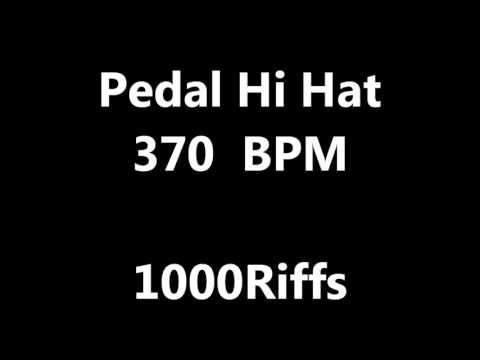 Pedal Hi Hat Metronome : 370 BPM - Beats Per Minute