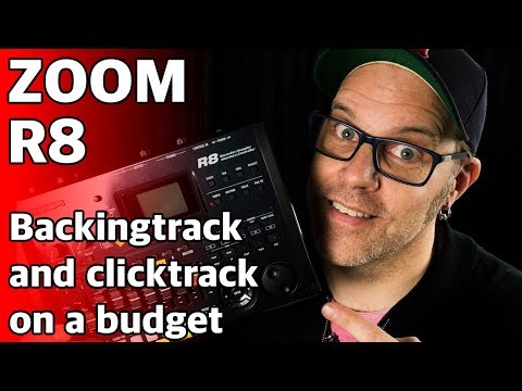 Backingtrack and clicktrack for a band on a budget with the Zoom R8 tutorial