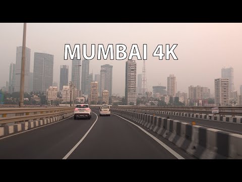 Mumbai 4K - Sunset Drive - Miami Vibe - India