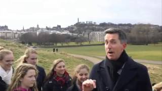 ACIS Student in Edinburgh Before Climb