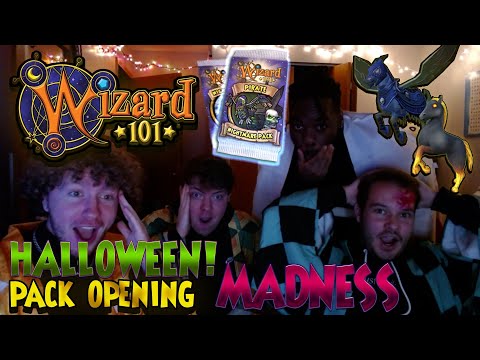 Wizard101 HALLOWEEN PACK OPENING MADNESS!