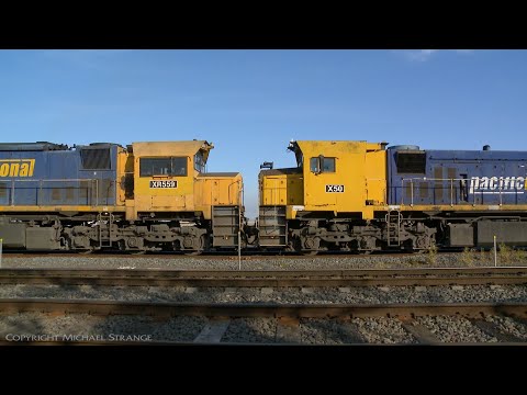 7902V Mildura Container Train Stops In Gheringhap Loop (9/7/2021) - PoathTV Australian Railways