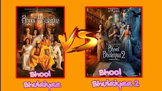 Bhool Bhulaiyaa Vs Bhool Bhulaiyaa 2 Movie Full Comparison 🔥 #shorts