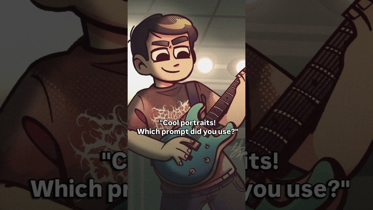 Prompt...? PICK UP A PENCIL #art #scottpilgrim #ai