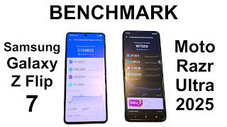 Samsung Galaxy Z Flip 7 vs Motorola Razr Ultra 2025 - BENCHMARK COMPARISON
