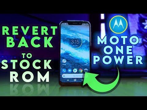 INSTALL MOTO ONE POWER STOCK FIRMWARE | FIX ALL PROBLEMS AFTER CUSTOM ROM INSTALLATION 😍😱😱