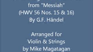 "And the Angel Said unto Them" (HWV 56 Nos. 15 & 16) for Violin & Strings