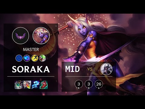 Soraka Mid vs Syndra - EUW Master Patch 12.5
