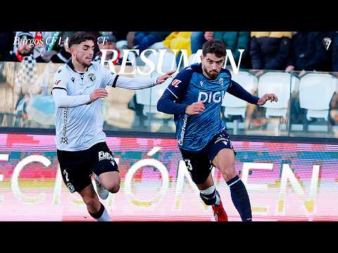 RESUMEN | Burgos CF 1-1 Cádiz CF | Laliga Hypermotion
