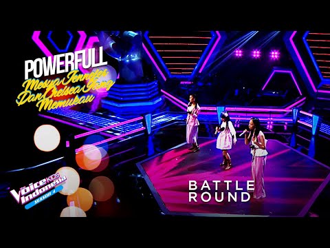Jennefer Vs Chelsea Vs Meysa - Fallin | Battle Round | The Voice Kids Indonesia Season 4 GTV 2021