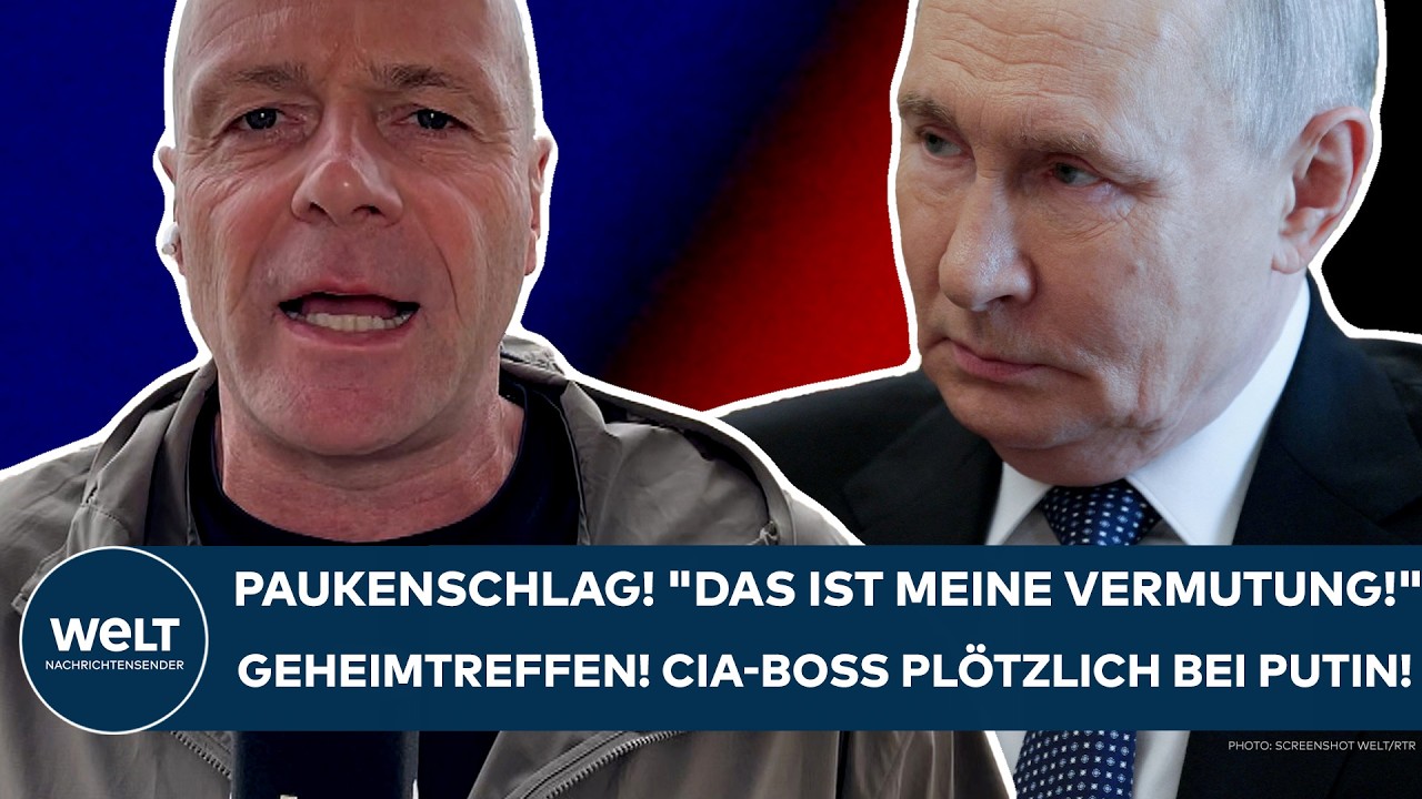 UKRAINE-KRIEG: "Das wird spekuliert!" Mysteriöses Geheimtreffen! Was macht der CIA-Boss bei Putin?