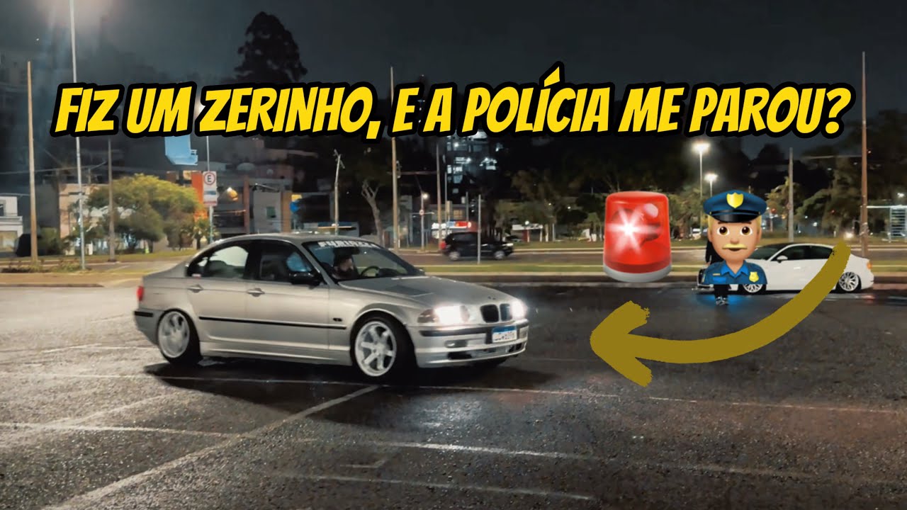SAI DE LADO E A POLÍCIA ME PAROU!? 👮🏼‍♂️🚨ENCONTRO DE CARRO