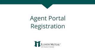 Agent Portal Registration Tutorial
