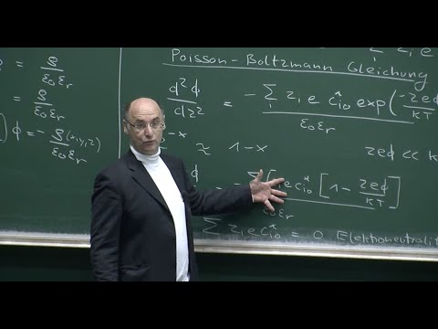 ELEKTROCHEMIE VL 5 - Die Gouy-Chapman Theorie - Prof Motschmann