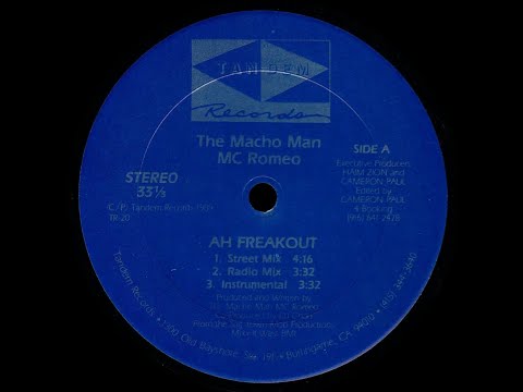 Macho Man MC Romeo - Ah Freakout - Street Mix '89