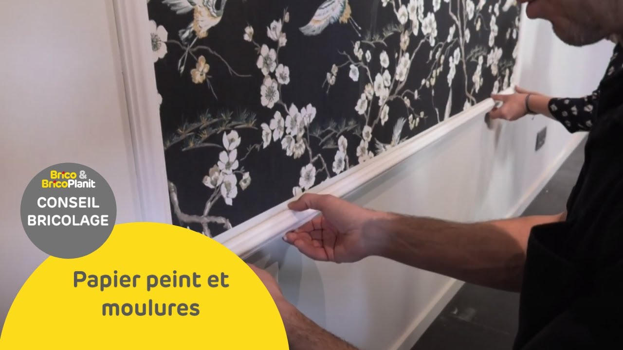 Papier peint et moulures