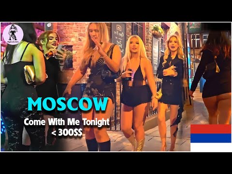 Moscow Nightlife Walk | Stunning Girls & Midnight Surprises In Russia | Travel Documentary