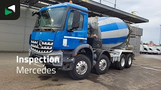 Mercedes-Benz Arocs 3240 8X4 Liebherr 9m3 Mixer Full Spring Euro 6 transmikser | G&ouml;r&uuml;nt&uuml; 4 - Machineryline