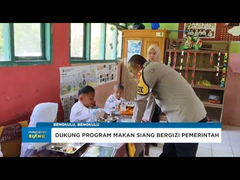MENYAMBUT HUT BRIMOB KE 79, POLDA BENGKULU BAGIKAN MAKAN SIANG BERGIZI