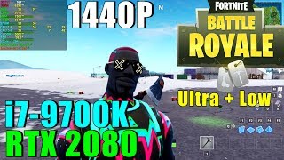 fortnite rtx 2080 oc 9700k 5ghz ultra 1440p - rtx fortnite