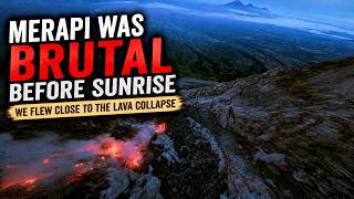 Download lagu Merapi Was Brutal Before Sunrise… We Flew Close to the Lava Collapse mp3
