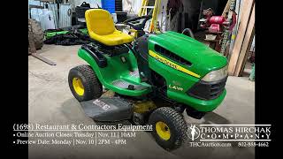 (1698) Restaurant & Contractors Equipment - Online Auction