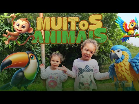 VIMOS TUCANOS, ARARAS E O BOI DA CARA PRETA!  🐮🦜🌈 | COM ISA E MANU