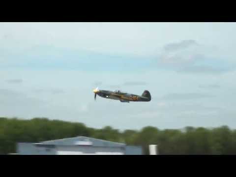 Yak-9 Pass at Manassas Airshow 2013