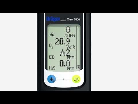 Dräger X-am 2500: Operation