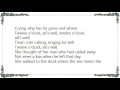Judy Collins - Ten O'Clock and All Is Well Lyrics